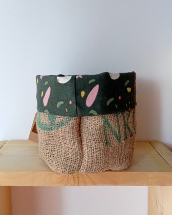 Cache-pot FLORA Ø13cm Toile de Jute / Arty Kaki – Image 5
