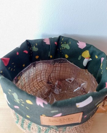 Cache-pot FLORA Ø13cm Toile de Jute / Arty Kaki – Image 7