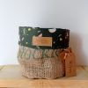 Cache-pot FLORA Ø13cm Toile de Jute / Arty Kaki – Image 4
