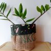 Cache-pot FLORA Ø13cm Toile de Jute / Arty Kaki – Image 2