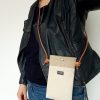 Pochette smartphone SONIA Lin et coton doré – Image 2