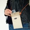 Pochette smartphone SONIA Lin et coton doré – Image 3