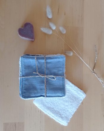 Lingettes coton lavables - lot de 5 – Image 2