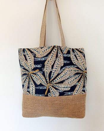 Sac LINA Coton Sazzy bleu beige – Image 2