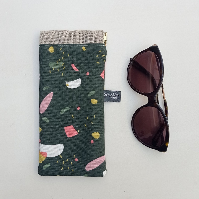 Etui à lunettes CLAC CLAC Arty Kaki