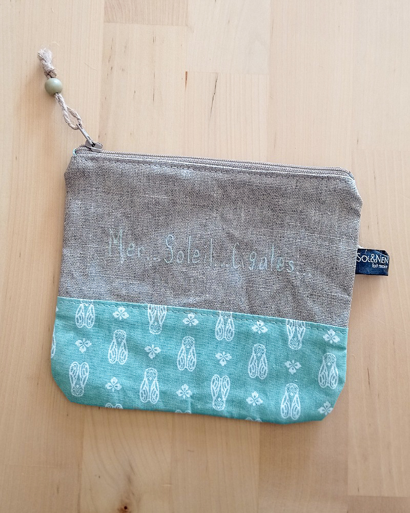Pochette LOVESUMMER "MER...SOLEIL...CIGALES..." Cigales Céladon