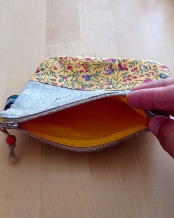 Pochette LOVESUMMER "BELLE DU SUD" Indienne Jaune – Image 5