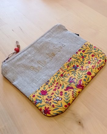 Pochette LOVESUMMER "BELLE DU SUD" Indienne Jaune – Image 2