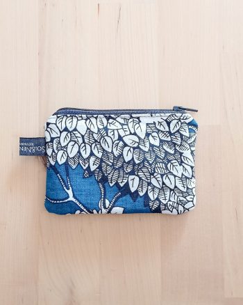 Porte monnaie/cartes SLIMMY Umbrella Trees Vert Paon – Image 2