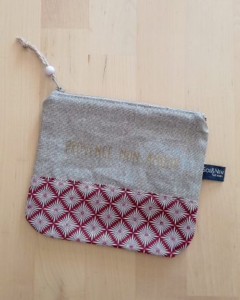 Pochette LOVESUMMER "PROVENCE MON AMOUR" Oriental Terre cuite