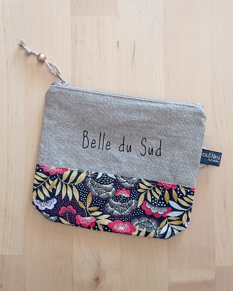 Pochette LOVESUMMER "BELLE DU SUD" Nagoya noir