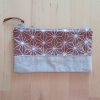 Pochette LILY Asanoha curry coton lurex – Image 5