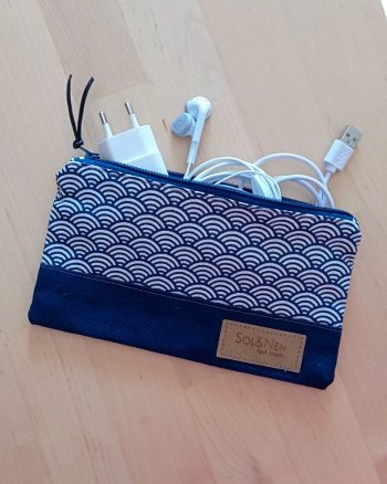 Pochette LILY Sushi bleu