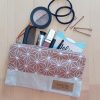 Pochette LILY Asanoha curry coton lurex