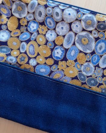 Pochette LILY Klimt bleu marine – Image 4