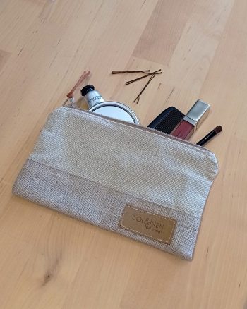 Pochette LILY Coton lurex lin