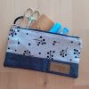 Pochette LILY Baies noires Coton lurex