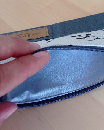 Pochette LILY Baies noires Coton lurex – Image 6