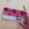 Pochette LILY Ethnique Abo Rouge