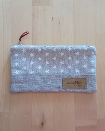 Pochette LILY Etoiles blanches beige – Image 2
