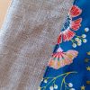 Pochette MAMAN Lin Floralies bleues – Image 6