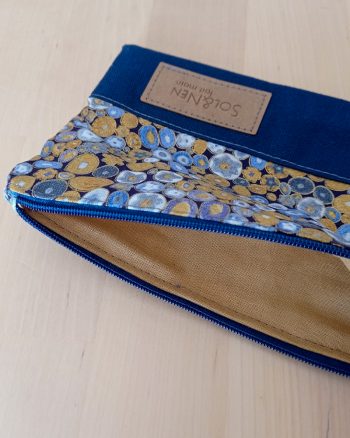 Pochette LILY Klimt bleu marine – Image 5