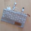 Pochette LILY Etoiles blanches beige