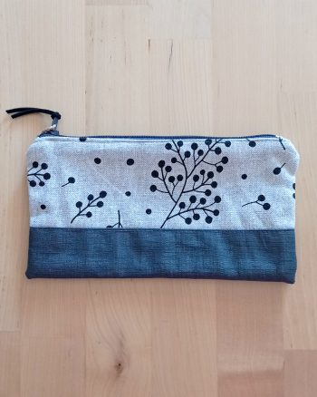 Pochette LILY Baies noires Coton lurex – Image 3