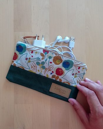 Pochette LILY Birdy vert sapin