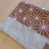 Pochette LILY Asanoha curry coton lurex – Image 7