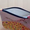 pochette plate maman jolie doublure coton