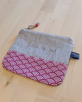 Pochette LOVESUMMER "BELLE DU SUD" Sushi rouge