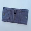 porte-cartes billets tissu homme fait main compact léger 8 cartes