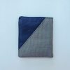 porte-cartes billets tissu homme fait main compact léger verso