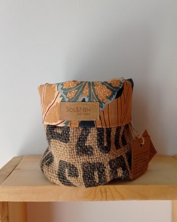 Cache-pot FLORA Ø13cm Toile de Jute / Tropical Jungle – Image 3