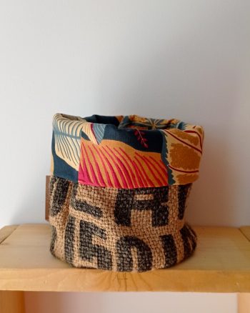 Cache-pot FLORA Ø13cm Toile de Jute / Tropical Jungle – Image 4