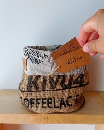 Cache-pot FLORA Ø13cm Toile de Jute / Jungle – Image 5