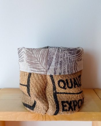 Cache-pot FLORA Ø13cm Toile de Jute / Jungle – Image 4