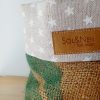 Cache-pot FLORA Ø13cm Toile de Jute / Etoiles blanches – Image 6