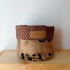 Cache-pot FLORA Ø11cm Toile de Jute / Ethnic marron – Image 3