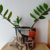 Cache-pot FLORA Ø13cm Toile de Jute / Tropical Jungle – Image 2