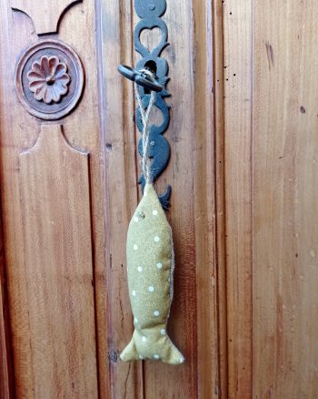 Sachet de lavande SARDINE Moutarde pois blanc – Image 2