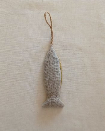 Sachet de lavande SARDINE Moutarde pois blanc – Image 4