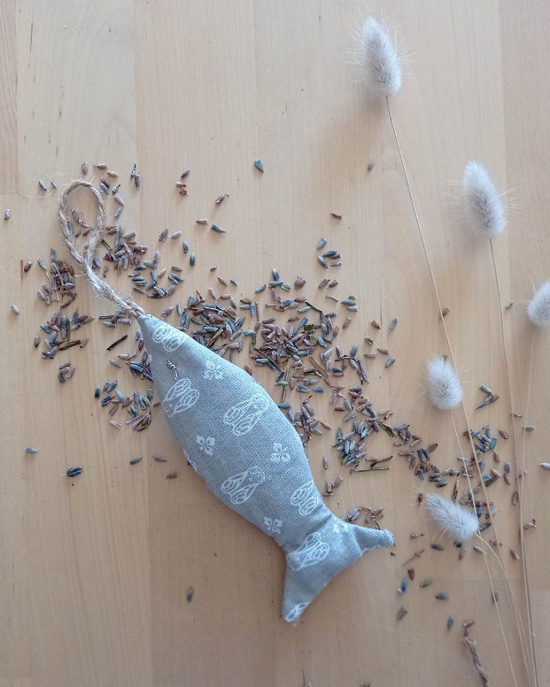 Sachet de lavande SARDINE Cigalou Beige