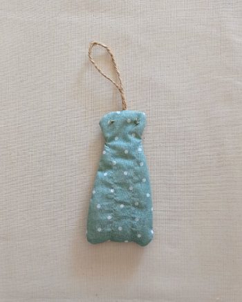 Sachet de lavande CIGALE Vert d'eau Pois blancs – Image 3
