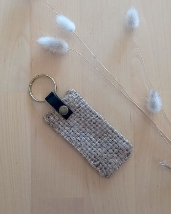 Porte clés tissu UPCYCLE Sushi bleu – Image 2