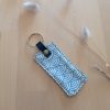 Porte clés tissu UPCYCLE Sushi gris