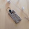 Porte clés tissu UPCYCLE Sushi gris – Image 2