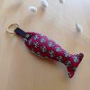 Porte clés en tissu LA SARDINE Maillane Rouge