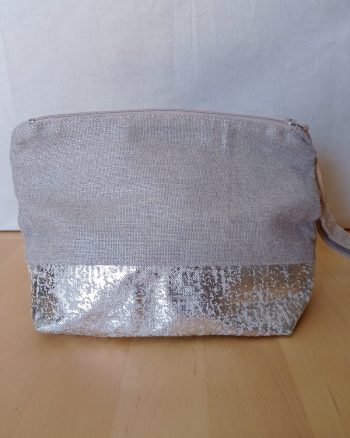 Trousse de maquillage RAJA Lin irisé et Coton brillant – Image 3